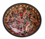 ru�n� vyroben� d�ev�n� dekorativn� miska s malbou 2 - pohled 1 - www.colormarket.cz