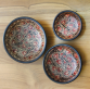 sada t�� dekorativn�ch d�ev�n�ch misek s ru�n� malbou 6 - pohled 1 - www.colormarket.cz
