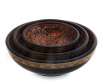 sada t�� dekorativn�ch d�ev�n�ch misek s ru�n� malbou 6 - pohled 2 - www.colormarket.cz