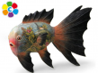 ru�n� vy�ezan� um�leck� socha Koi kapra 49 - www.colormarket.cz