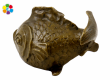 bronzov� socha Koi ryba  -  modern� um�n� 3 - pohled 2- www.colormarket.cz