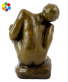 bronzov socha La femme accroupie  -  modern umn 4 - pohled 3 - www.colormarket.cz