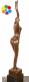 bronzov socha eny -  modern umn 5 - pohled 2 - www.colormarket.cz