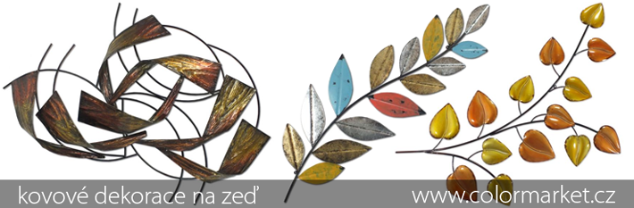 luxusn� kovov� dekorace na ze�, www.colormarket.cz