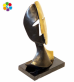bronzov� kubistick� maska od Miguel Gu�a 7 - pohled 2 - www.colormarket.cz