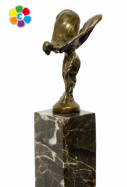 bronzov abstraktn socha Spirit of Ecstasy 9 - pohled 1 - www.colormarket.cz