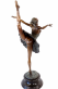 bronzov socha Tanen figura na mramorovm podstavci 31 - pohled 3 - www.colormarket.cz
