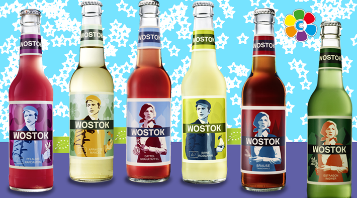 WOSTOK Bio limonáda Estragon a zázvor 330ml | BIO LIMONÁDY | colormarket.cz