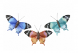 kovov� dekorace na ze� sada t�� mot�l� 12 - pohled 1 - www.colormarket.cz