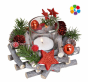 vánoční svícen na čajovou svíčku 2 - www.colormarket.cz