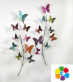 kovov� dekorace na ze� Mot�lci - sada 2ks - www.colormarket.cz
