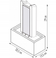 pokojov� dom�c� font�na z p��rodn�ho kamene Calgary 13 - pohled 2 - www.colormarket.cz