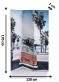 parav�n trojd�ln� d�evo, pl�tno California 2 - pohled 3 - www.colormarket.cz
