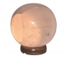 dekorativn lampa selenit koule na mramorovm podstavci 11 - pohled 1 - www.colormarket.cz