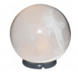 dekorativn lampa selenit koule na mramorovm podstavci 11 - pohled 2 - www.colormarket.cz