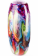 sklen�n� v�za v murano stylu 1 - pohled 2 - www.colormarket.cz