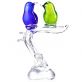 sklen�n� so�ka v murano stylu Pt��ci 8 - pohled 1 - www.colormarket.cz