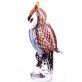 sklen�n� so�ka v murano stylu Sova 10 - pohled 2 - www.colormarket.cz