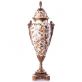 porcel�nov� v�za s v�kem a bronzov�mi aplikacemi 2 - pohled 1 - www.colormarket.cz