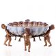 porcel�nov� m�sa s bronzov�mi dopl�ky 44 - pohled 1 - www.colormarket.cz