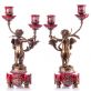 sada porcel�nov�ch sv�cn� s bronzov�mi dopl�ky 2 - pohled 2 - www.colormarket.cz