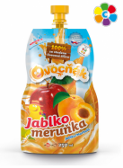 100% va Ovock jablko, meruka 250ml - www.colormarket.cz