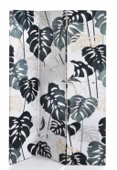 parav�n, z�st�na trojd�ln� d�evo, pl�tno Leaves 4