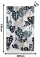 parav�n, z�st�na trojd�ln� d�evo, pl�tno Leaves 4 - pohled 4 - www.colormarket.cz