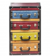 komoda se �ty�mi z�suvkami ve tvaru kufr� 7 - pohled 1 - www.colormarket.cz