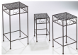 sada kovov�ch stolk� na kv�tiny 15 - pohled 1 - www.colormarket.cz