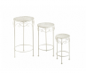 sada kovov�ch stolk� na kv�tiny 17 - pohled 1 -www.colormarket.cz
