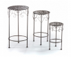 sada kovov�ch stolk� na kv�tiny 18 - pohled 1 - www.colormarket.cz