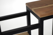police na v�no kombinace kov a mangov� d�evo 15 - pohled 3 - www.colormarket.cz
