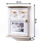 d�ev�n� sk���ka na kl��e SRDCE s r�me�kem na fotku 21 - pohled 4 - www.colormarket.cz