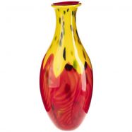 sklen�n� v�za v murano stylu 5