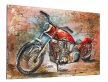 kovov� obraz s 3D motivem Motorka 30 - pohled 1 - www.colormarket.cz