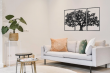 kovov� dekorace na ze� 3ks Strom 42 - pohled 2 - www.colormarket.cz