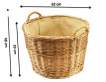 ko� na d�evo z vrbov�ho prout� 24 - pohled 2 - www.colormarket.cz