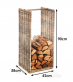 stojan na d�evo z ratanu 35 - pohled 4 - www.colormarket.cz