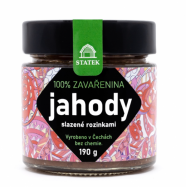 jahodov� zava�enina slazen� rozinkami 100% ovoce 190g
