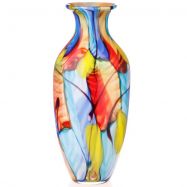 sklen�n� v�za v murano stylu 50