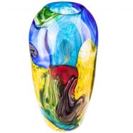 sklen�n� v�za v murano stylu 63