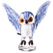 sklenn soka v murano stylu Sova 9 - pohled 1 - www.colormarket.cz