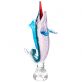 sklen�n� so�ka v murano stylu Ryba 23 - pohled 2 - www.colormarket.cz
