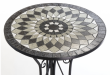 sada kovov� stolek s mozaikou a dv� kovov� �idle 24 - pohled 2 - www.colormarket.cz