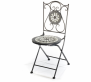 sada kovov� stolek s mozaikou a dv� kovov� �idle 24 - pohled 3 - www.colormarket.cz