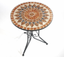kovov� stolek s mozaikou 25 - pohled 2 - www.colormarket.cz