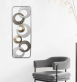 kovov� dekorace na ze� Kruhy 74 - pohled 2 - www.colormarket.cz