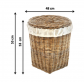 ko� na pr�dlo z ratanu s v�kem velikost M 6 - pohled 2 - www.colormarket.cz