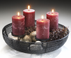 dekorativn� kovov� stojan, m�sa na sv��ky 4 - pohled 2 - www.colormarket.cz